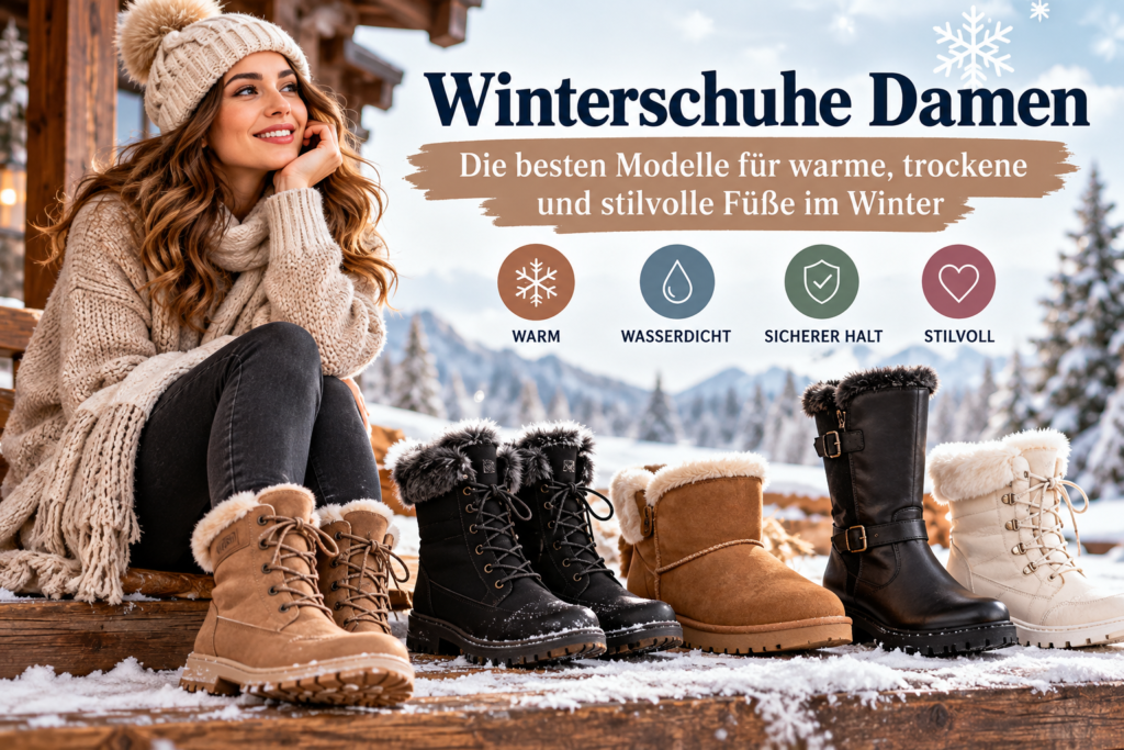 Winterschuhe Damen: Die besten Modelle für warme, trockene und stilvolle Füße im Winter Winterschuhe Damen
