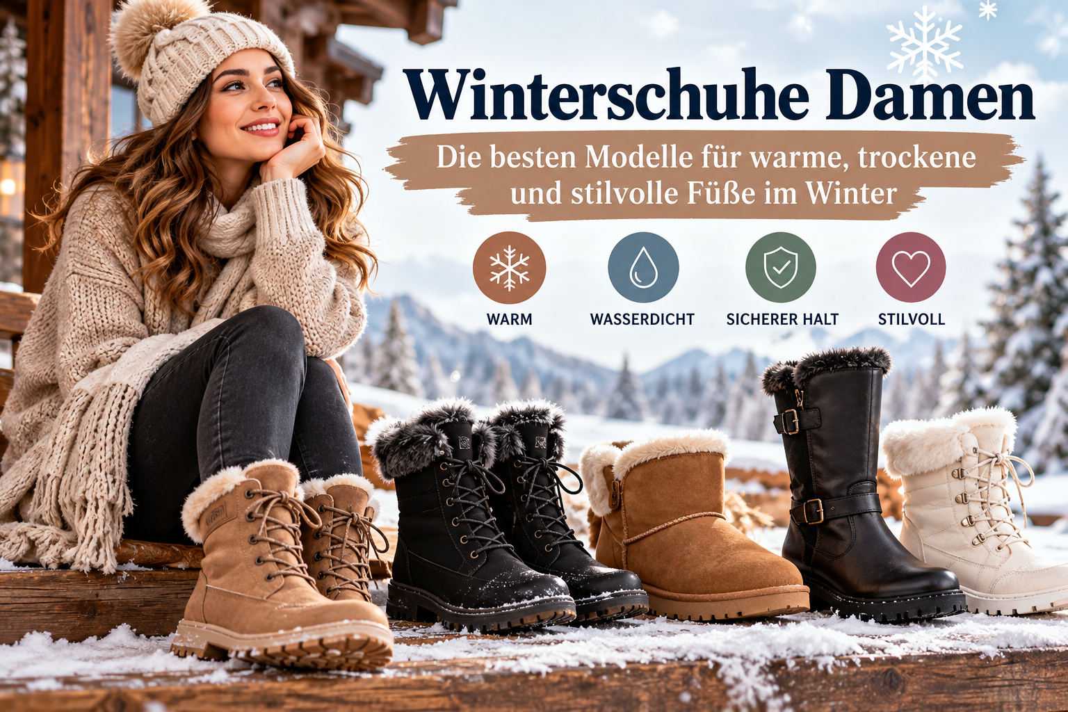 Winterschuhe Damen: Die besten Modelle für warme, trockene und stilvolle Füße im Winter